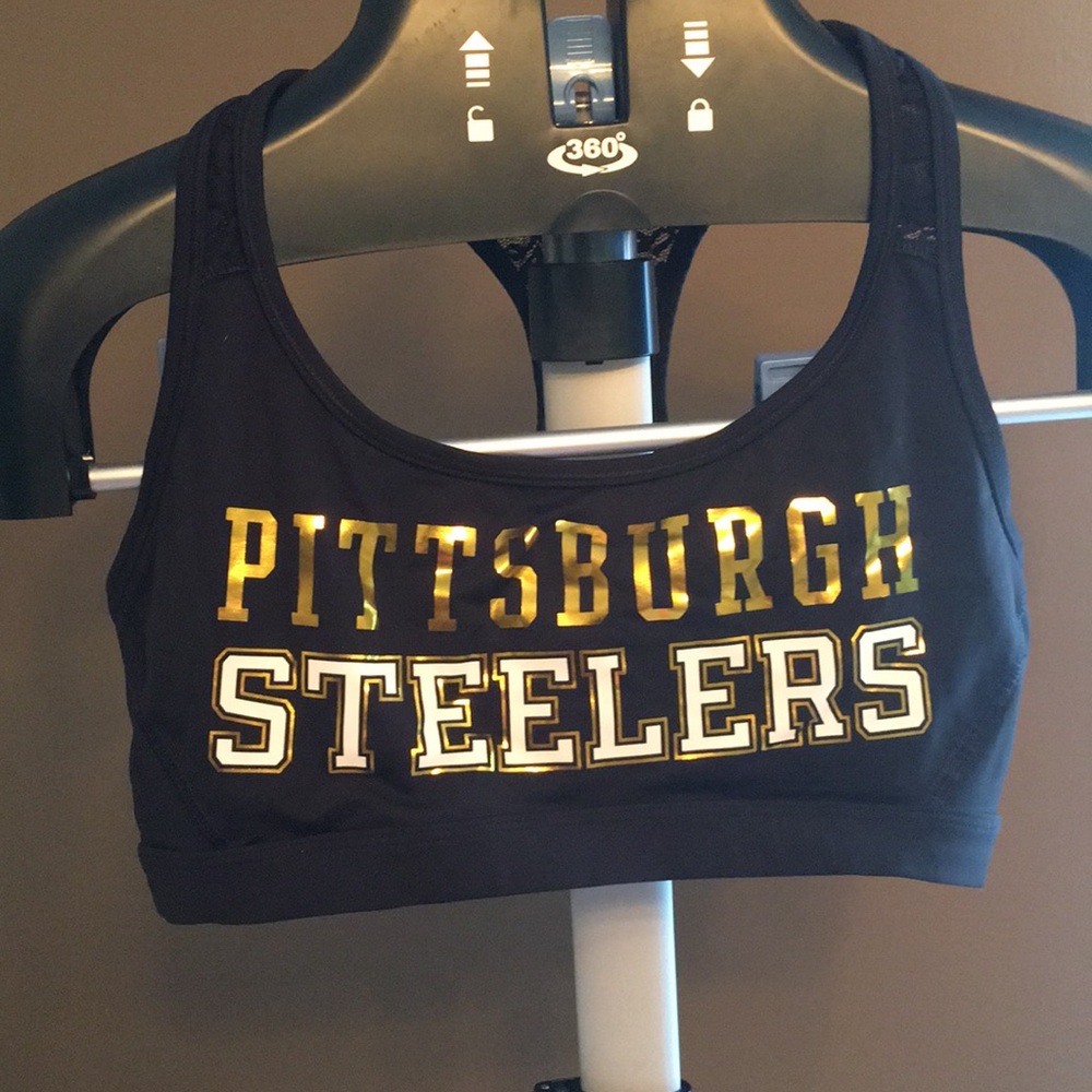 Steelers sports bra